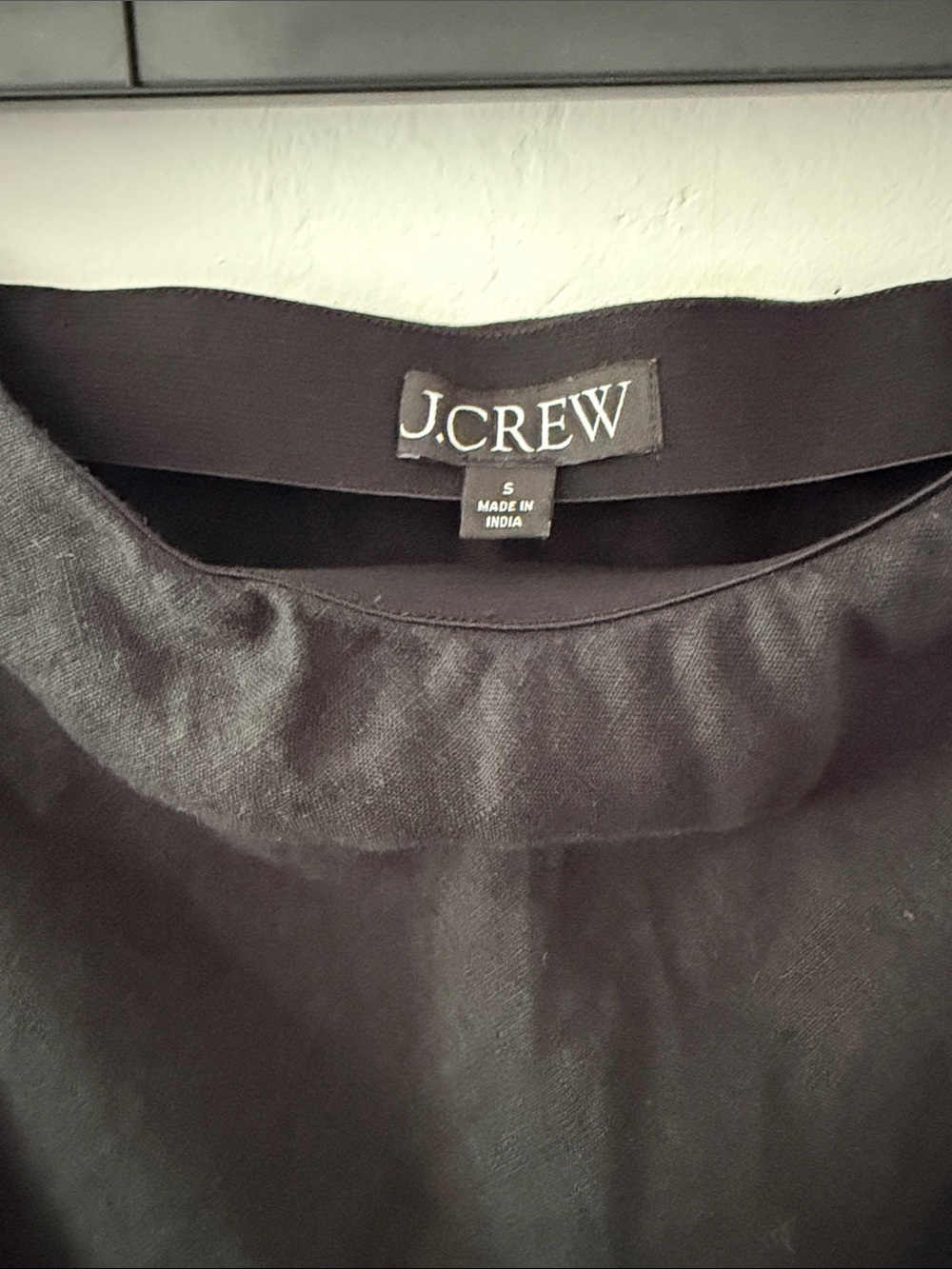 J. Crew Black Maxi Skirt with Side Slit - Picture 2 of 3